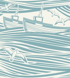 Whitby Wallpaper by Mini Moderns High Tide Whitby Wallpaper by Mini Moderns High Tide