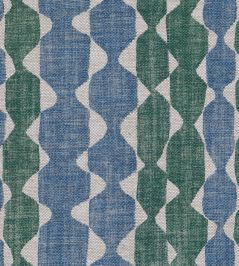 Whittle Fabric by Fermoie Blue/Green Whittle Fabric by Fermoie Blue/Green