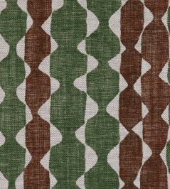 Whittle Fabric by Fermoie Green/Brown Whittle Fabric by Fermoie Green/Brown