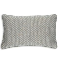 Wicker Cushion by Fermoie Light Blue Wicker Cushion by Fermoie Light Blue