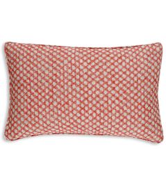 Wicker Cushion by Fermoie Red Wicker Cushion by Fermoie Red