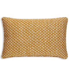 Wicker Cushion by Fermoie Yellow Wicker Cushion by Fermoie Yellow