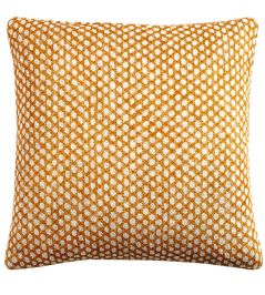 Wicker Cushion by Fermoie Yellow Wicker Cushion by Fermoie Yellow
