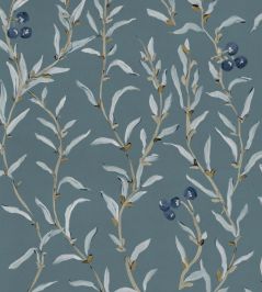 Wild Blackthorn Wallpaper by Coordonne Sapphire Wild Blackthorn Wallpaper by Coordonne Sapphire