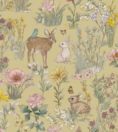Wild Flower Garden Wallpaper by Eijffinger Ochre Wild Flower Garden Wallpaper by Eijffinger Ochre