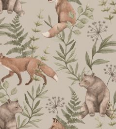 Wild Forest Wallpaper by Borastapeter Almond Wild Forest Wallpaper by Borastapeter Almond