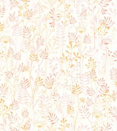 Wild Garden Wallpaper by Casadeco Rose Nude Wild Garden Wallpaper by Casadeco Rose Nude