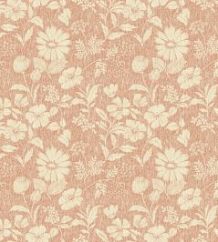 Wild Meadow Fabric by George & Minnie Blush Wild Meadow Fabric by George & Minnie Blush