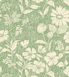 Wild Meadow Wallpaper by George & Minnie Emerald Wild Meadow Wallpaper by George & Minnie Emerald