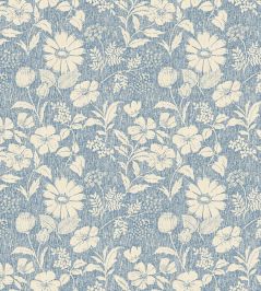 Wild Meadow Fabric by George & Minnie Periwinkle Wild Meadow Fabric by George & Minnie Periwinkle