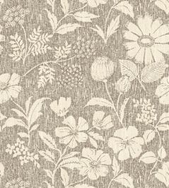 Wild Meadow Wallpaper by George & Minnie Walnut Wild Meadow Wallpaper by George & Minnie Walnut