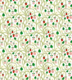 Wild Strawberries Wallpaper by DADO 01 With Cream Wild Strawberries Wallpaper by DADO 01 With Cream