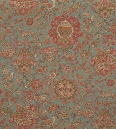 Wild Things Fabric by Mulberry Home Teal Wild Things Fabric by Mulberry Home Teal