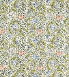 Wild Tulip & Vine Embroidery Fabric by Morris & Co Nettle/Woad Wild Tulip & Vine Embroidery Fabric by Morris & Co Nettle/Woad