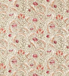 Wild Tulip & Vine Embroidery Fabric by Morris & Co Rose/Bayleaf Wild Tulip & Vine Embroidery Fabric by Morris & Co Rose/Bayleaf
