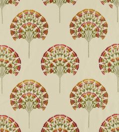Wild Tulip Fabric by Sanderson Amber/Cream Wild Tulip Fabric by Sanderson Amber/Cream