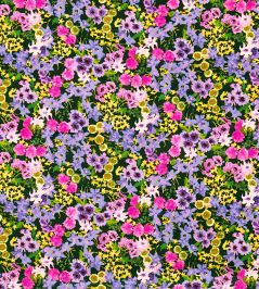 Wildflower Meadow Velvet Fabric by Harlequin Emerald/Amethyst/ Spinel Wildflower Meadow Velvet Fabric by Harlequin Emerald/Amethyst/ Spinel