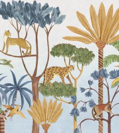 Wild Wood Mural by Coordonne Indigo Wild Wood Mural by Coordonne Indigo