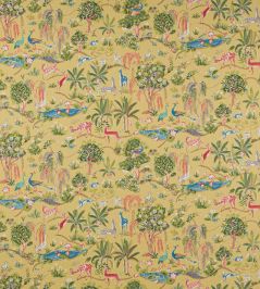 Wildwood Fabric by Jane Churchill Yellow Wildwood Fabric by Jane Churchill Yellow
