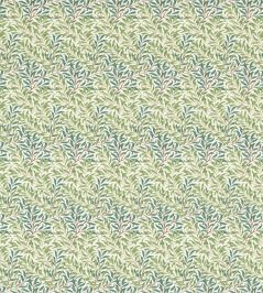 Willow Bough Minor Fabric by Morris & Co Nettle Willow Bough Minor Fabric by Morris & Co Nettle