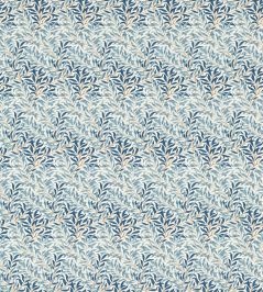 Willow Bough Minor Fabric by Morris & Co Woad Willow Bough Minor Fabric by Morris & Co Woad