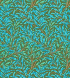 Willow Bough Wallpaper by Morris & Co Olive/Turquoise Willow Bough Wallpaper by Morris & Co Olive/Turquoise