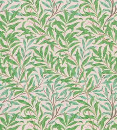 Willow Bough Wallpaper by Morris & Co Pink/Leaf Green Willow Bough Wallpaper by Morris & Co Pink/Leaf Green