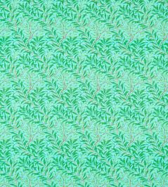Willow Bough Fabric by Morris & Co Sky/Leaf Green Willow Bough Fabric by Morris & Co Sky/Leaf Green