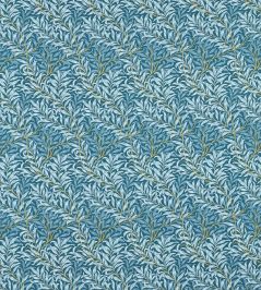 Willow Boughs Fabric by Clarke & Clarke Denim Willow Boughs Fabric by Clarke & Clarke Denim