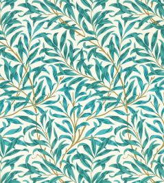 Willow Boughs Wallpaper by Clarke & Clarke Teal Willow Boughs Wallpaper by Clarke & Clarke Teal