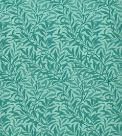 Willow Boughs Jacquard Fabric by Clarke & Clarke Teal Willow Boughs Jacquard Fabric by Clarke & Clarke Teal