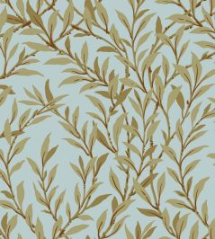 Willow Branch Wallpaper by Cole & Son Olive on Teal Willow Branch Wallpaper by Cole & Son Olive on Teal