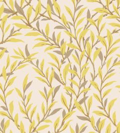Willow Branch Wallpaper by Cole & Son Citrine & Mocha on Stone Willow Branch Wallpaper by Cole & Son Citrine & Mocha on Stone