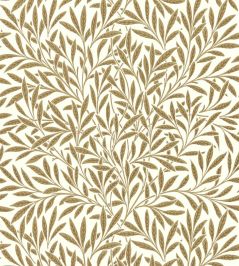 Willow Wallpaper by Morris & Co Cream/Brown Willow Wallpaper by Morris & Co Cream/Brown