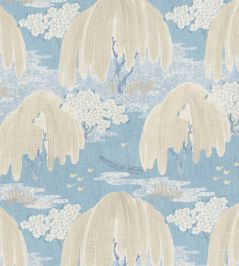 Willow Tree Fabric by Anna French Soft Blue Willow Tree Fabric by Anna French Soft Blue