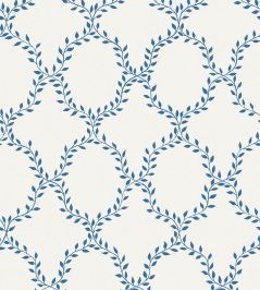Wilma Wallpaper by Sandberg Blue Wilma Wallpaper by Sandberg Blue