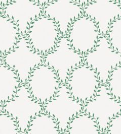 Wilma Wallpaper by Sandberg Green Wilma Wallpaper by Sandberg Green