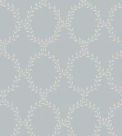 Wilma Wallpaper by Sandberg Misty Blue Wilma Wallpaper by Sandberg Misty Blue