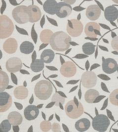 Wiltshire Blossom in Landsdowne Linen Fabric by Liberty Pewter Wiltshire Blossom in Landsdowne Linen Fabric by Liberty Pewter