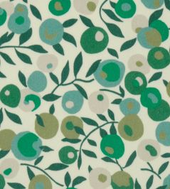 Wiltshire Blossom in Wellington Velvet Fabric by Liberty Jade Wiltshire Blossom in Wellington Velvet Fabric by Liberty Jade