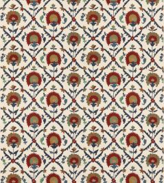 Winchelsea Fabric by GP & J Baker Red/Blue Winchelsea Fabric by GP & J Baker Red/Blue
