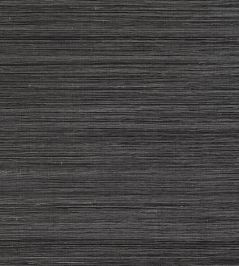 Windward Sisal Wallpaper by Thibaut Black Windward Sisal Wallpaper by Thibaut Black
