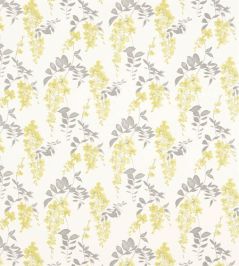 Wisteria Blossom Fabric by Sanderson Linden/Charcoal Wisteria Blossom Fabric by Sanderson Linden/Charcoal