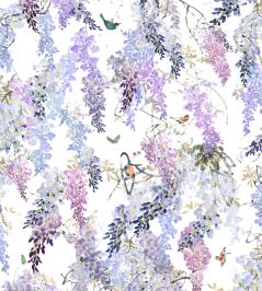 Wisteria Falls Wallpaper by Sanderson Lilac Wisteria Falls Wallpaper by Sanderson Lilac