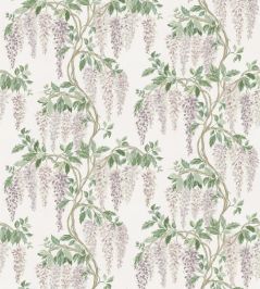 Wisteria Walk Fabric by Nina Campbell Lilac/Green Wisteria Walk Fabric by Nina Campbell Lilac/Green