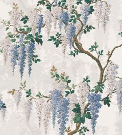 Wisteria Wallpaper by Woodchip & Magnolia Cornflower Blue Wisteria Wallpaper by Woodchip & Magnolia Cornflower Blue