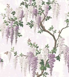 Wisteria Wallpaper by Woodchip & Magnolia Lilac Wisteria Wallpaper by Woodchip & Magnolia Lilac