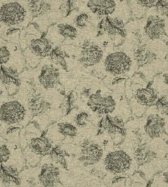 Woburn Fabric by Warwick Charcoal Woburn Fabric by Warwick Charcoal