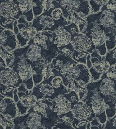 Woburn Fabric by Warwick Indigo Woburn Fabric by Warwick Indigo