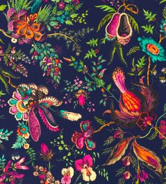Wonderland Floral Velvet Fabric by Harlequin Sapphire/Spinel/Emerald Wonderland Floral Velvet Fabric by Harlequin Sapphire/Spinel/Emerald